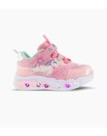 ZAPATILLAS FOOTY SUPER UNICORNIO ROSA CON LUZ AL PISAR (27-34)