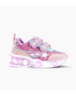 ZAPATILLAS FOOTY BE STAR ROSA CON LUZ AL PISAR (28-34)