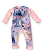 PIJAMA ENTERIZO POLAR STITCH ROSA DISÑEY OFICIAL
