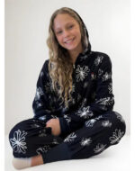 KIGURUMI ENTERIZO PLUSH INVIERNO MARGARITA NEGRO - Imagen 2
