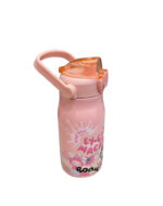 BOTELLA TERMICA DE ACERO INOXIDABLE LABUBU ROSA - Imagen 2