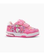 ZAPATILLAS FOOTY PLUS UNICORNIO LOVE ROSA CON LUZ AL PISAR (22-30)