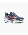 ZAPATILLAS FOOTY SPIDERMAN AZUL CON LUCES AL PISAR (26-32)