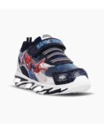 ZAPATILLAS FOOTY SPIDERMAN AZUL CON LUCES AL PISAR (26-32) - Imagen 2