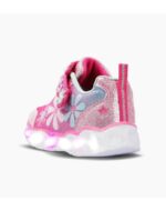 ZAPATILLAS FOOTY MINI FLOWER ROSA CON LUZ AL PISAR (22-26) - Imagen 2