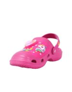 SUECOS DE GOMA CLOGS FOOTY UNICORNIO FUCSIA CON LUZ (25-34) - Imagen 2