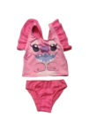TRAJE DE BAÑO 2 PIEZAS BIKINI STITCH ROSA
