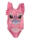 TRAJE DE BAÑO ENTERIZA STITCH ROSA