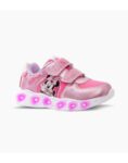 ZAPATILLAS FOOTY MINNIE FLOWER FUCSIA CON LUZ AL PISAR (22-26)