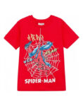 REMERA MANGA CORTA MARVEL SPIDERMAN TELARAÑA ROJO