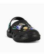 SUECOS DE GOMA CLOGS FOOTY GAMER NEGRO CON LUZ (25-34) - Imagen 2