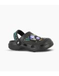 SUECOS DE GOMA CLOGS FOOTY GAMER NEGRO CON LUZ (25-34)