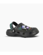 SUECOS DE GOMA CLOGS FOOTY GAMER NEGRO CON LUZ (25-34)