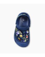 SUECOS DE GOMA CLOGS FOOTY GAMER AZUL CON LUZ (25-34) - Imagen 3