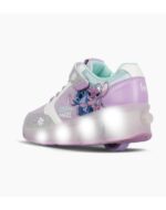ZAPATILLAS FOOTY ROLLER STITCH LOVE LILA CON LUCES LED RECARGABLE (28-36) - Imagen 2