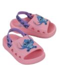 SANDALIAS DE GOMA GRENDENE STITCH ROSA (17-24)