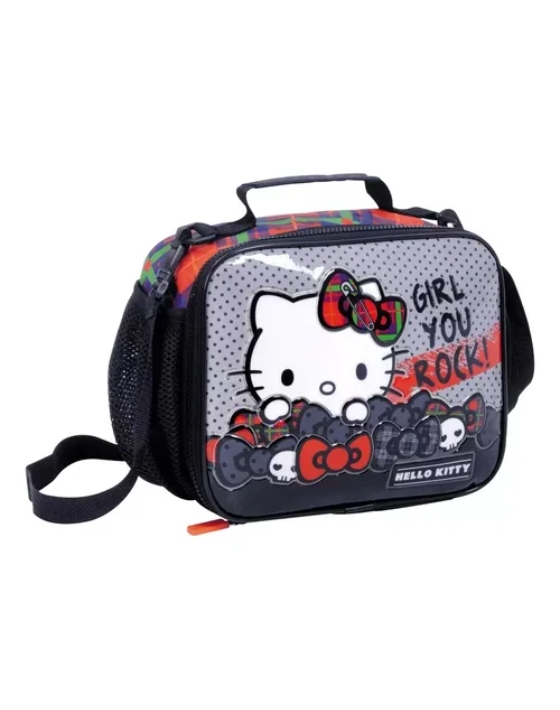 D_NQ_NP_972123-MLA74344734530_022024-O LUNCHERA TERMICA OFICIAL SANRIO WABRO HELLO KITTY GIRL YOU ROCK! - Imagen 1