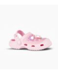 SUECOS DE GOMA CLOGS FOOTY CORONA QUEEN ROSA CON LUZ (25-34)