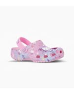 SUECOS DE GOMA FOOTY CLOGS HELLO KITTY LILA (25-33)