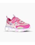 ZAPATILLAS FOOTY MINI SKY UNICORNIO ROSA LUZ AL PISAR (22-26)