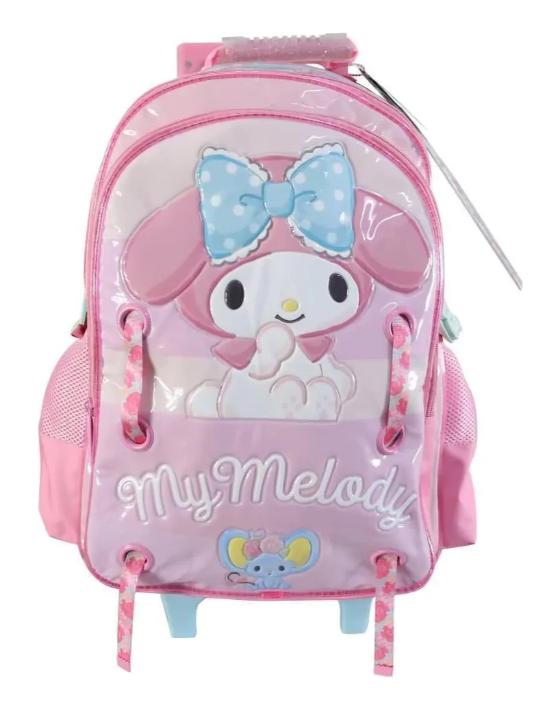 MOCHILA 18″ ESCOLAR CRESKO CON CARRO CINNAMOROLL