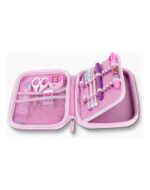 CARTUCHERA FOOTY CAPYBARA ROSA DESPLEGABLE CON UTILES - Imagen 3