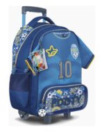 MOCHILA FOOTY CARRO 18″ DREAM TEAM FUTBOL AZUL - Imagen 2