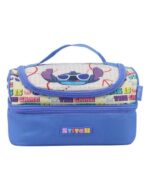 LUNCHERA TERMICA STITCH CON LENTES Y BRILLOS