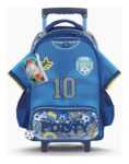 MOCHILA FOOTY CARRO 18″ DREAM TEAM FUTBOL AZUL