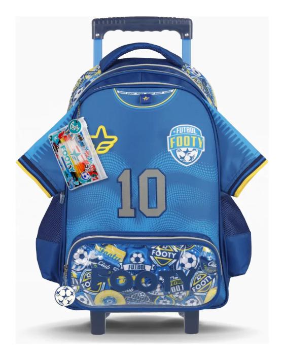 D_NQ_NP_2X_846178-MLA107117286503_022026-F MOCHILA FOOTY CARRO 18″ DREAM TEAM FUTBOL AZUL - Imagen 1