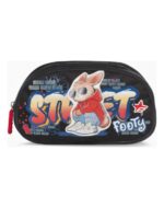 CARTUCHERA FOOTY DOBLE CIERRE STREET CONEJO NEGRO