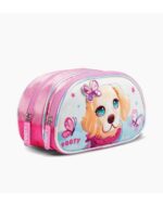 CARTUCHERA FOOTY CIERRES PERRITO DOGGIE LOVE ROSA - Imagen 2