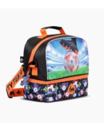 LUNCHERA FOOTY TERMICA 2 COMPARTIMIENTOS CHAMPIONS LEAGUE NEGRO BOTIN - Imagen 2
