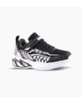 ZAPATILLAS FOOTY SUPER SHARK NEGRO CON LUZ AL PISAR (26-34)