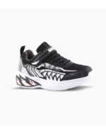 ZAPATILLAS FOOTY SUPER SHARK NEGRO CON LUZ AL PISAR (26-34)