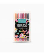 MARCADORES METALICOS DOBLE PUNTA x12 FOOTY