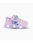 ZAPATILLAS FOOTY PLUS STITCH ROSA LUCES AL PISAR (25-30)