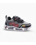 ZAPATILLAS FOOTY PLUS CARS ADVENTURE NEGRO CON LUZ AL PISAR (23-28)
