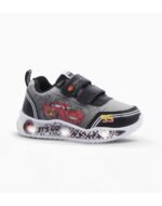 ZAPATILLAS FOOTY PLUS CARS ADVENTURE NEGRO CON LUZ AL PISAR (23-28)