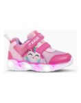 ZAPATILLAS FOOTY MINI GATITO FUCSIA LUZ AL PISAR (22-26)