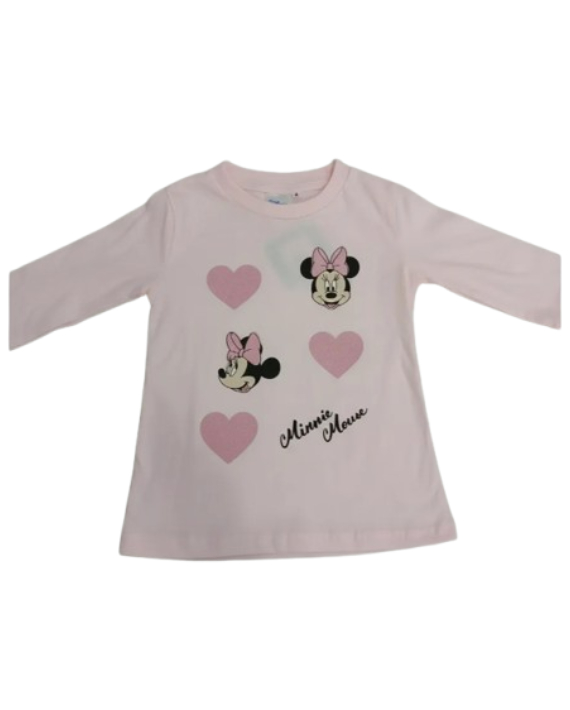 D_NQ_NP_2X_857300-MLA110888335367_042026-F-removebg-preview REMERA MANGA LARGA MINNIE ROSA GLITTER HEART (1-4) - Imagen 1