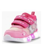 ZAPATILLAS FOOTY MINI UNICORNIO FUCSIA VELCRO LUZ AL PISAR (22-26) - Imagen 2