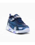 ZAPATILLAS FOOTY RACEN DASH AUTO AZUL CON LUZ AL PISAR (27-34) - Imagen 2