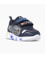 ZAPATILLAS FOOTY MINI GAMER FUN AZUL CON LUZ AL PISAR (22-26) - Imagen 2