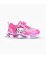 ZAPATILLAS FOOTY PLUS HELLO KITTY HEART ROSA LUCES AL PISAR (23-28)