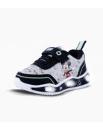 ZAPATILLAS FOOTY PLUS HAPPY MICKEY NEGRO CON LUCES AL PISAR (22-26) - Imagen 2