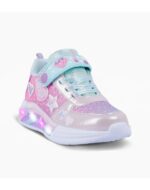 ZAPATILLAS FOOTY DIAMANTE CELESTE CON LUZ AL PISAR (27-34) - Imagen 2