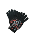 GUANTES NEGROS C/ ROJO