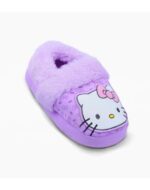 PANTUFLAS FOOTY HELLO KITTY LILA (25-36)