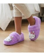 PANTUFLAS FOOTY HELLO KITTY LILA (25-36) - Imagen 3